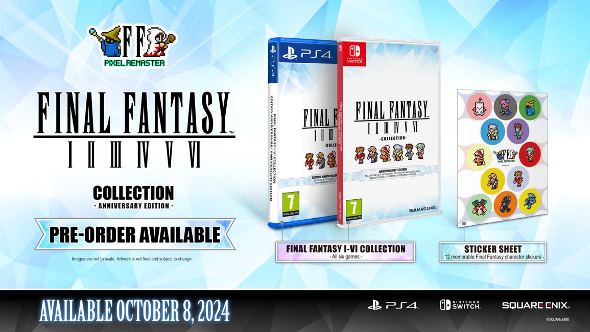 Nintendo Switch Final Fantasy I-VI Pixel Remaster Final Fantasy I-VI Pixel Remaster Collection - Anniversary